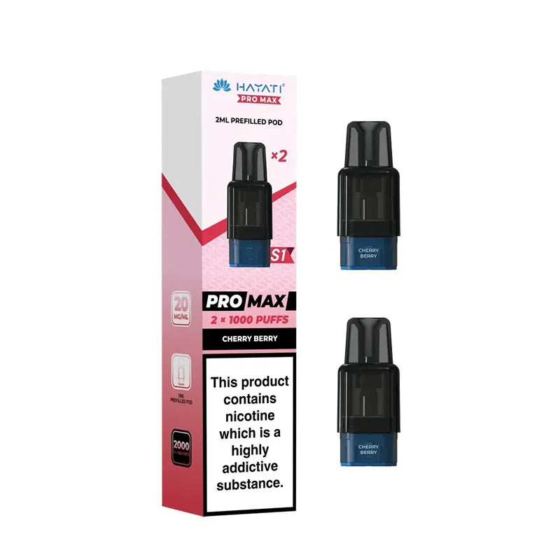 Cherry Berry Hayati Pro Max S1 Prefilled Pods