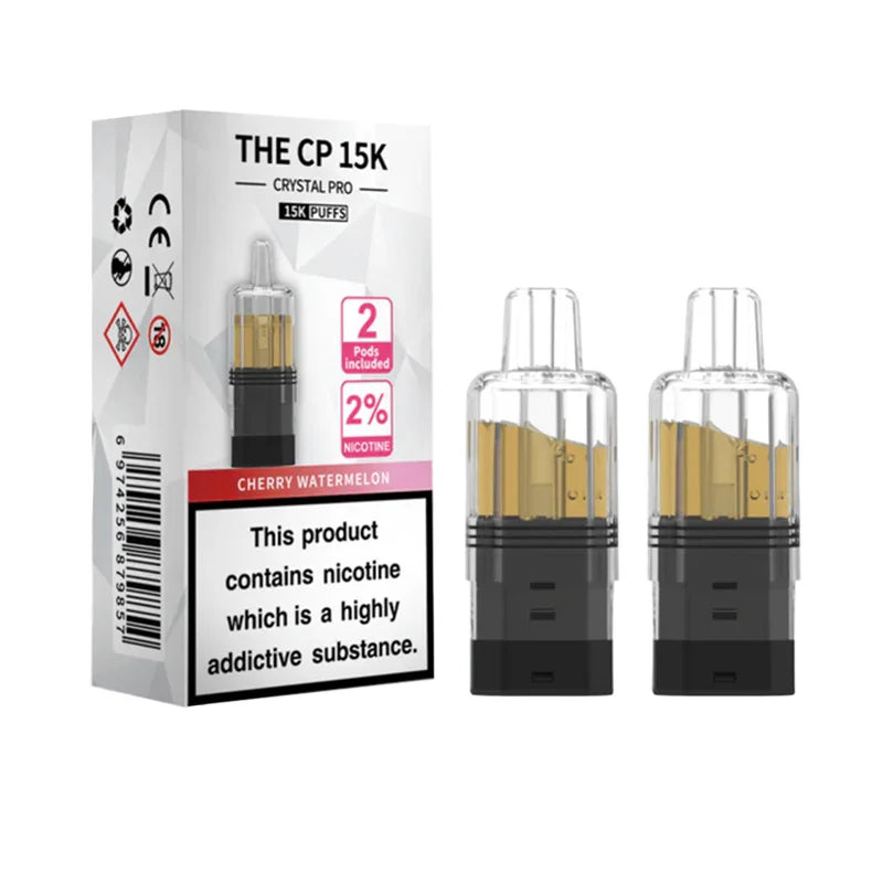 Cherry Watermelon Crystal Pro CP 15K Prefilled Pods