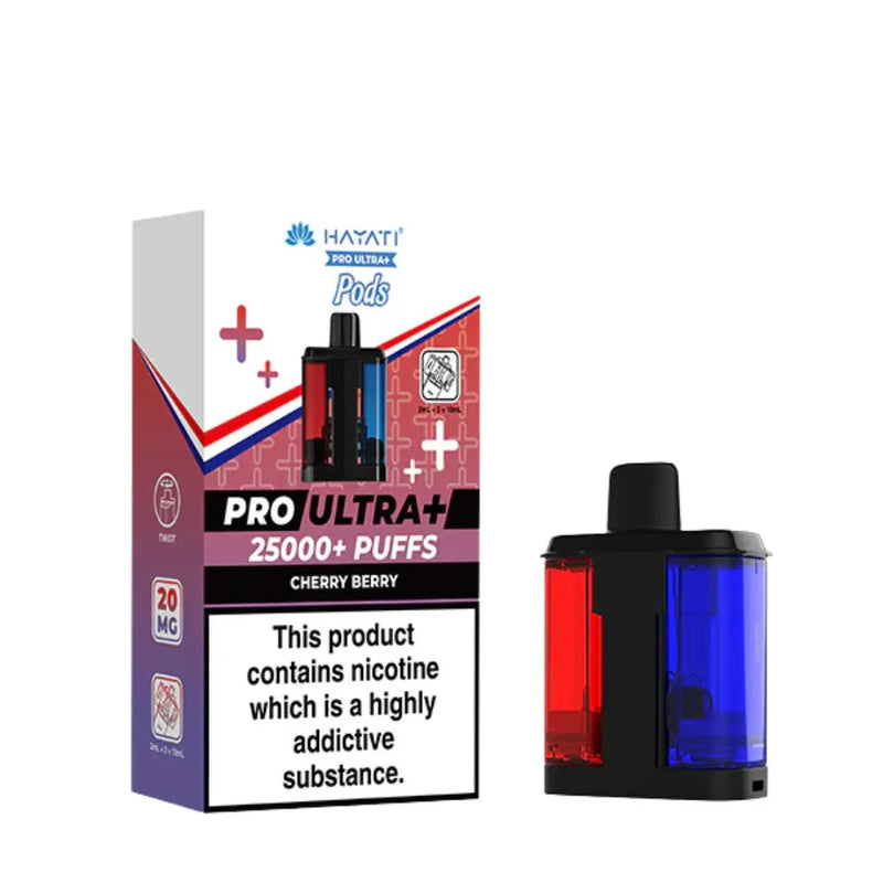 Cherry berry Hayati Pro Ultra Plus 25000 Prefilled Pods