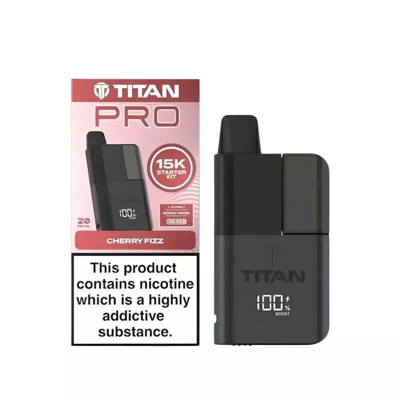 Cherry fizz Titan Pro 15K Prefilled Pod Kit