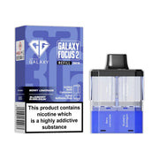 Berry Lemonade Bueberry Bubblegum Crystal Galaxy Focus 2 Prefilled Pods