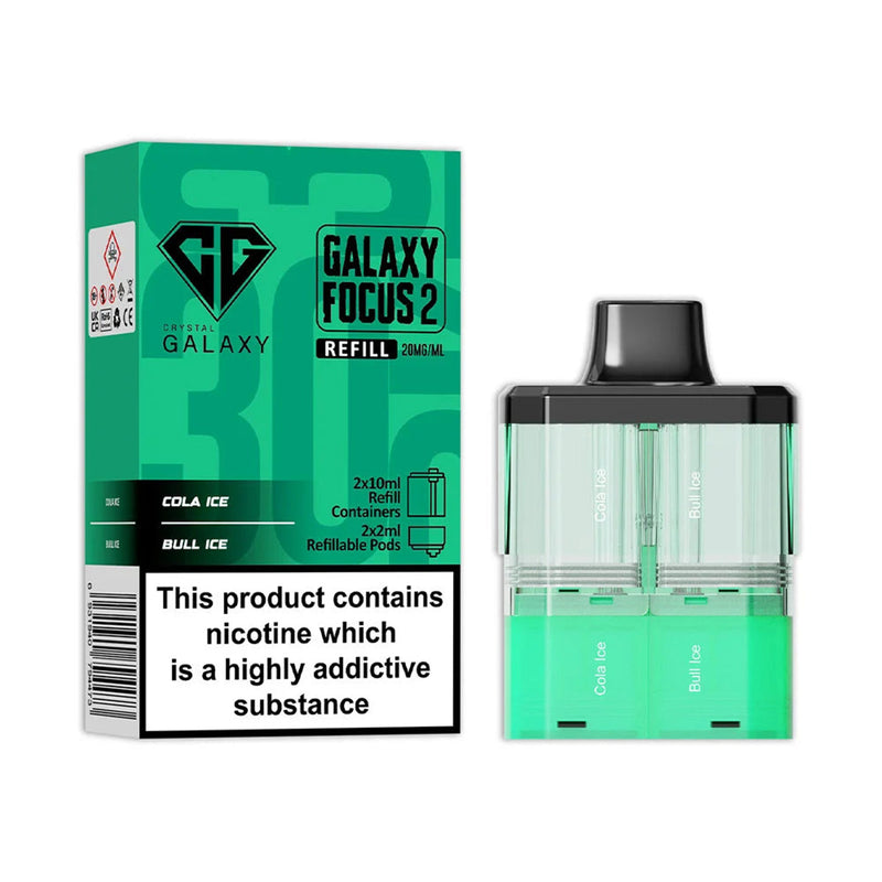 Cola Ice Bull Ice Crystal Galaxy Focus 2 Prefilled Pods