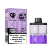 Strawberry Raspberry Cherry Ice Strawberry Raspberry Blueberry Crystal Galaxy Focus 2 Prefilled Pods