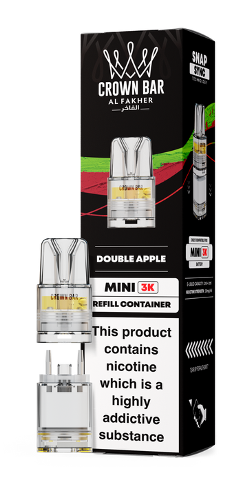 Al Fakher Crown Bar Mini 3K Refill Pods