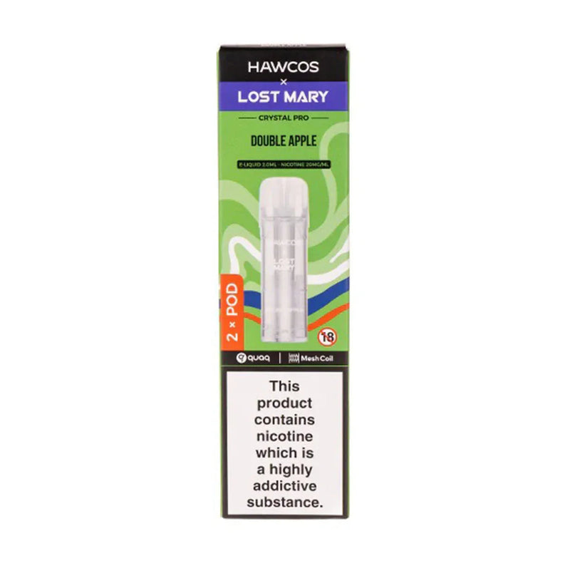 Double Apple Hawcos x Lost Mary Crystal Pro Prefilled Pods