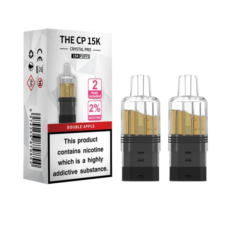 Double Apple Crystal Pro CP 15K Prefilled Pods