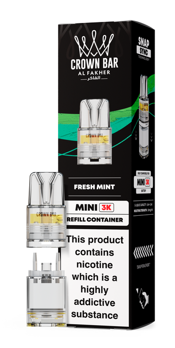 Al Fakher Crown Bar Mini 3K Refill Pods