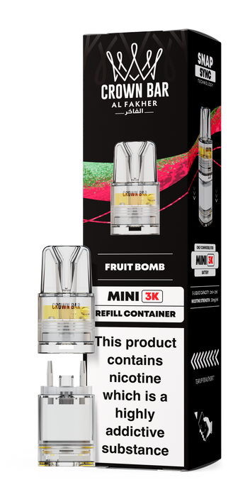 Al Fakher Crown Bar Mini 3K Refill Pods