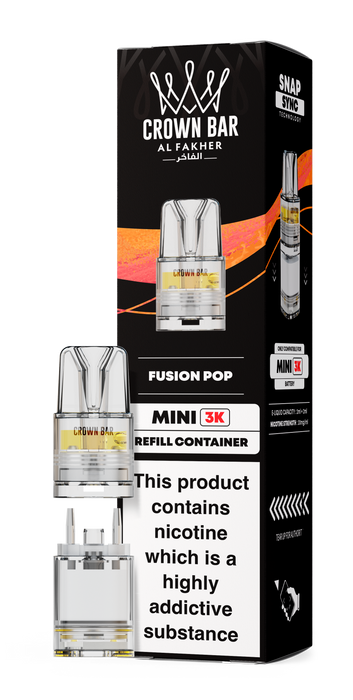 Al Fakher Crown Bar Mini 3K Refill Pods