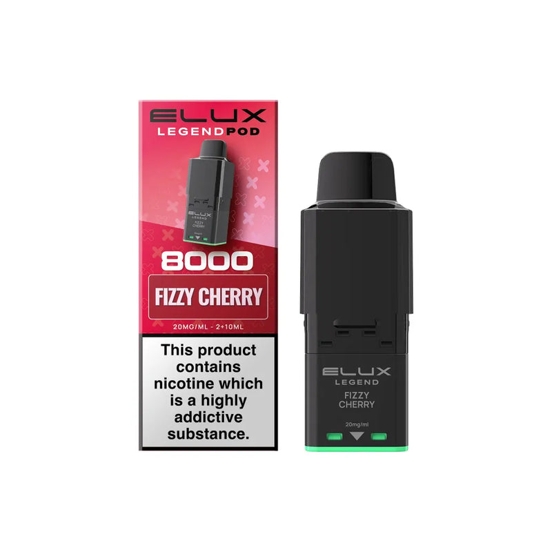Fizzy Cherry Elux Legend 8000 Refill Pods