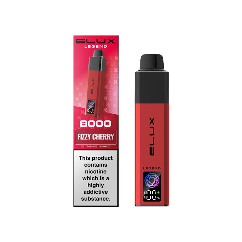Fizzy Cherry Elux Legend 8000 Prefilled Pod Kit