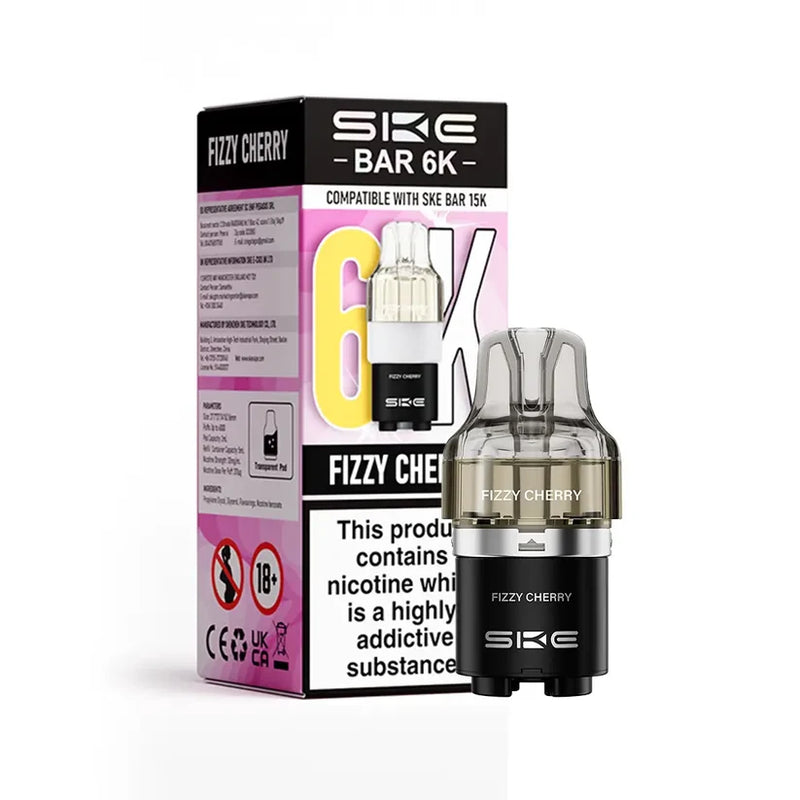 Fizzy Cherry SKE Bar 6K Refill Pods
