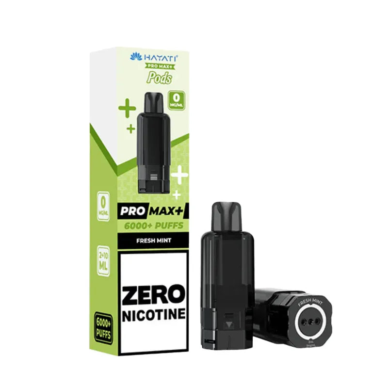 Fresh Mint Hayati Pro Max Plus 6000 Zero Nicotine Pod