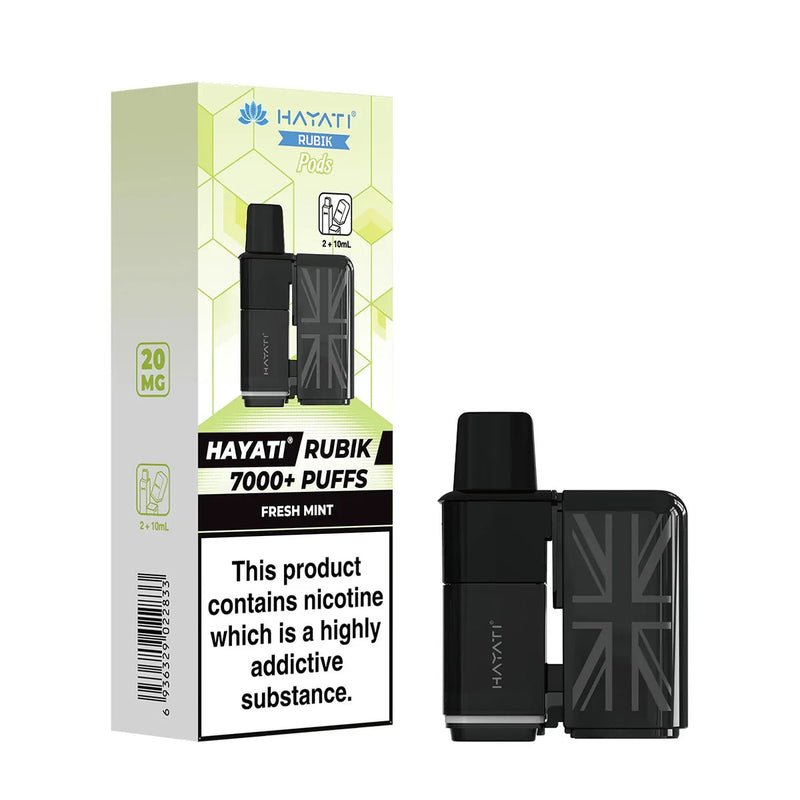Fresh Mint Hayati Rubik 7000 Prefilled Pods