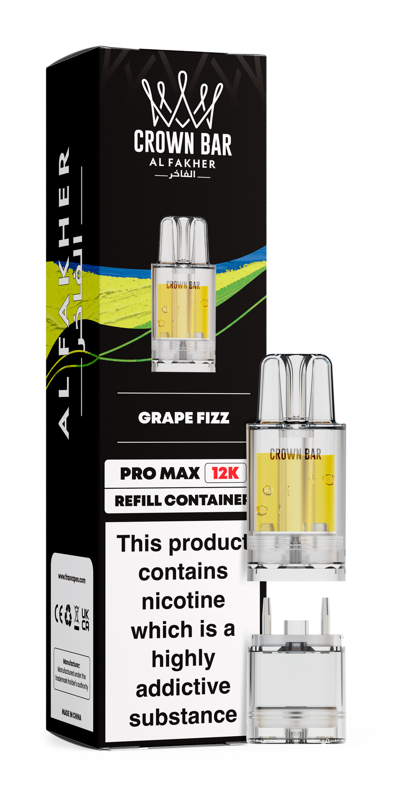 Al Fakher Crown Bar Pro Max 12K Refill Replacement Pod