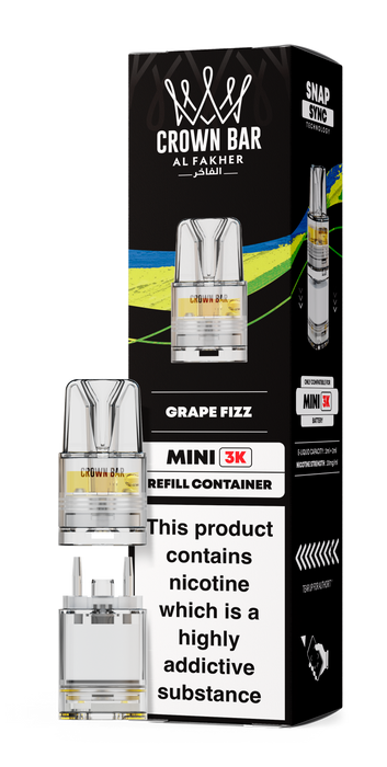 Al Fakher Crown Bar Mini 3K Refill Pods