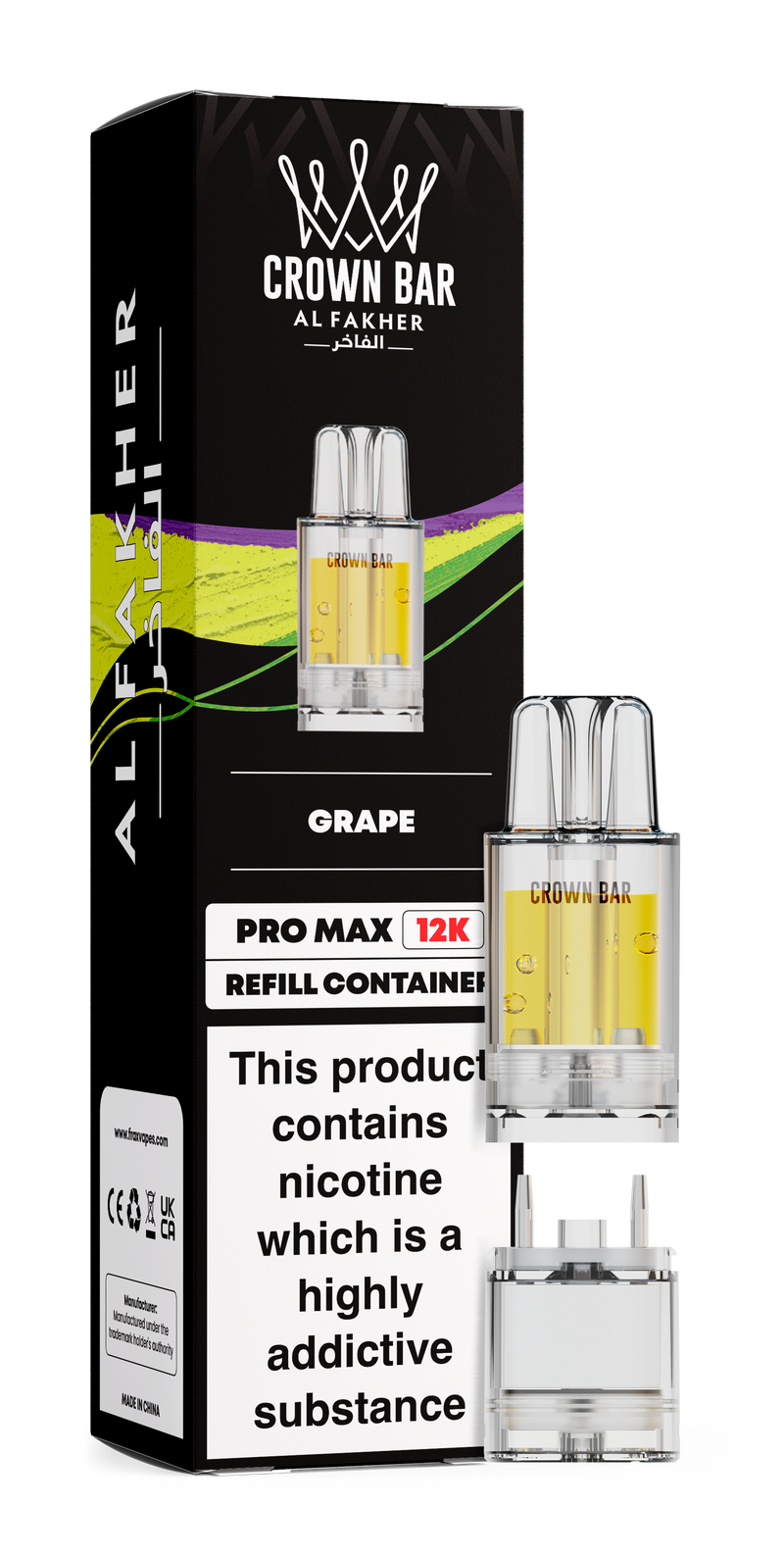 Al Fakher Crown Bar Pro Max 12K Refill Replacement Pod