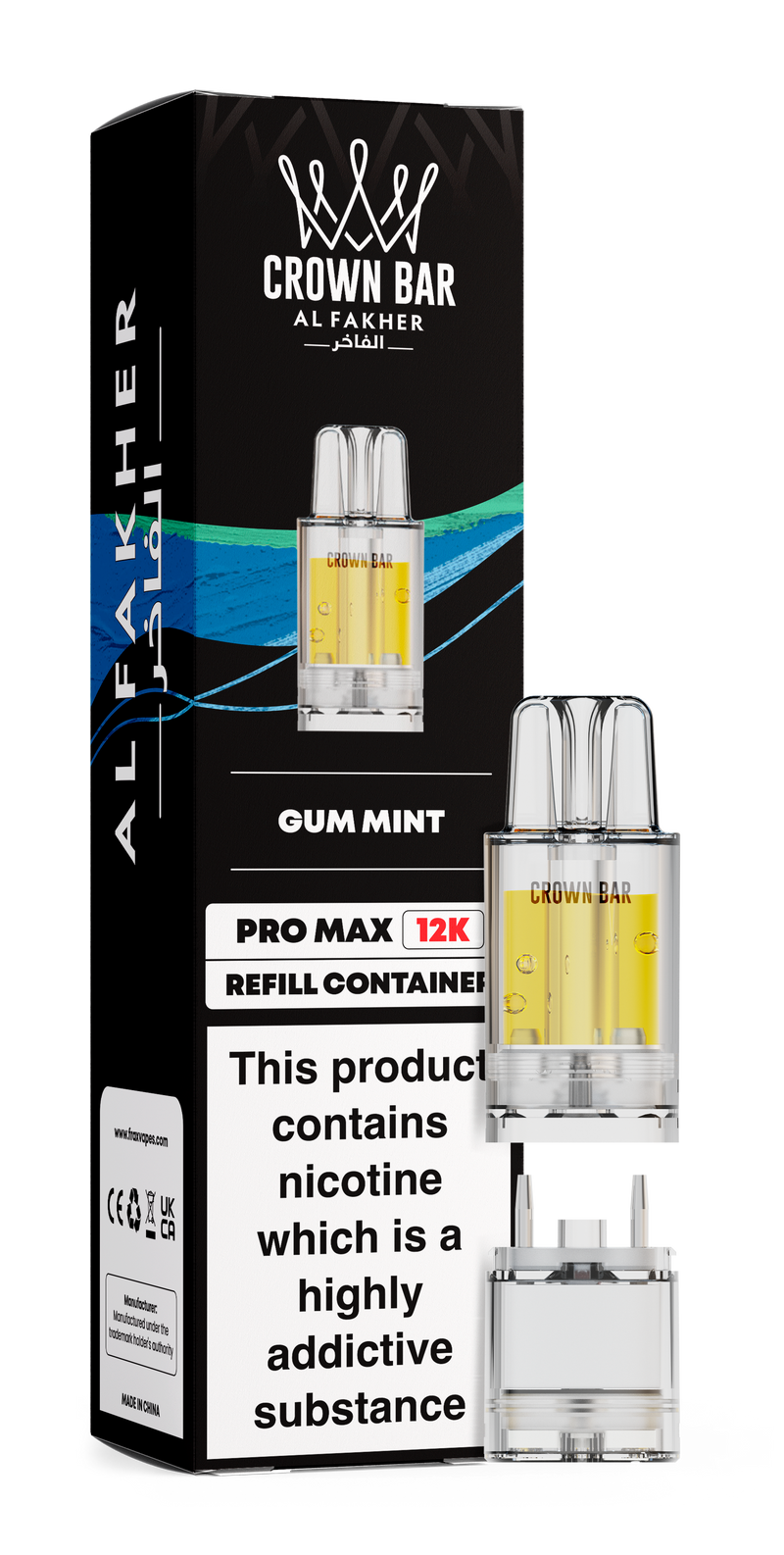 Al Fakher Crown Bar Pro Max 12K Refill Replacement Pod