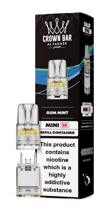 Al Fakher Crown Bar Mini 3K Refill Pods