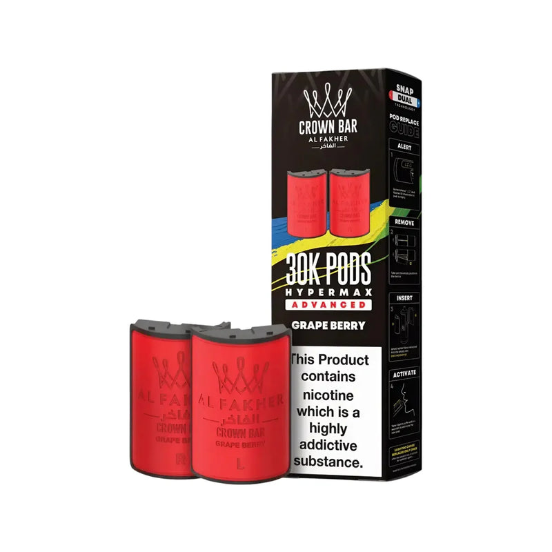 Grape berry Al Fakher 30K Hypermax Prefilled Pods