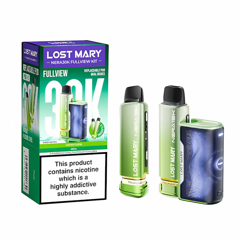 Green edition Lost Mary Nera30K Fullview Prefilled Pod Kit