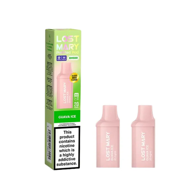 Guava ice Lost Mary BM600 Prefilled Pods