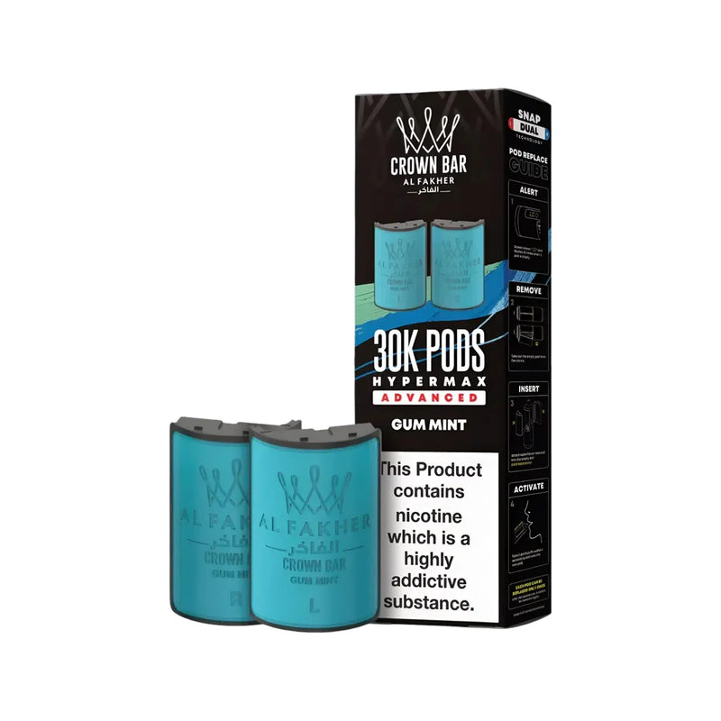 Gum mint Al Fakher 30K Hypermax Prefilled Pods
