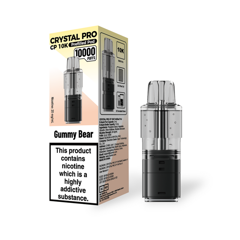 Crystal Pro CP 10k refill/Replacement Pods