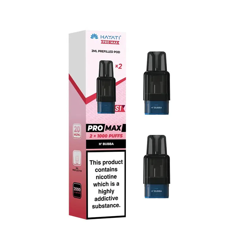 H bubba Hayati Pro Max S1 Prefilled Pods