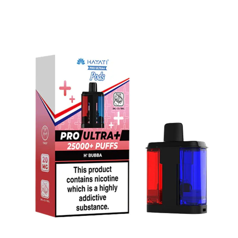 Hbubba Hayati Pro Ultra Plus 25000 Prefilled Pods 