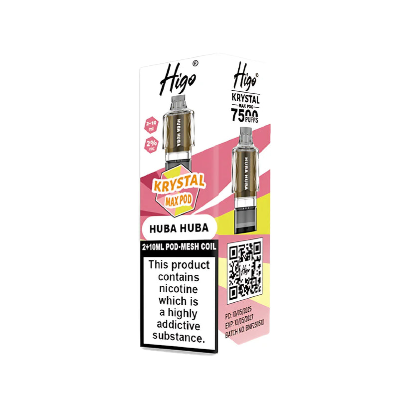 Huba Huba Higo Krystal Max 7500 Prefilled Pods
