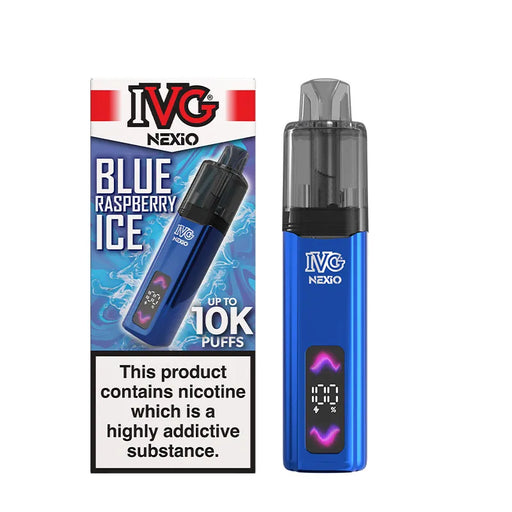 Blue Raspberry Ice IVG Nexio Prefilled Pod Kit 