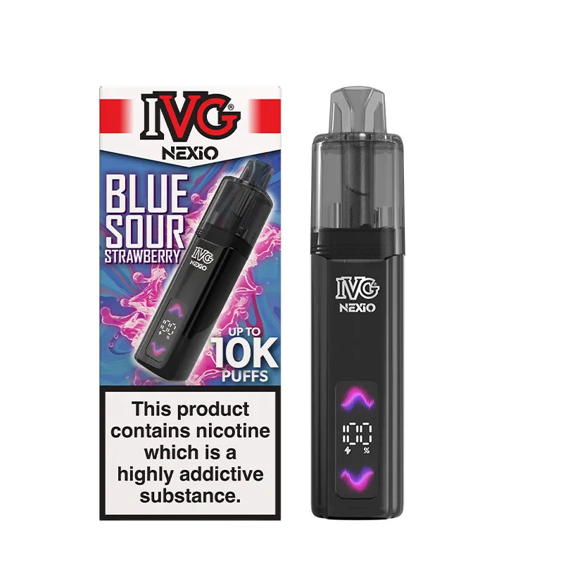 Blue Sour Strawberry IVG Nexio Prefilled Pod Kit 
