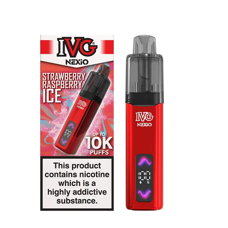 Strawberry Raspberry Ice IVG Nexio Prefilled Pod Kit 