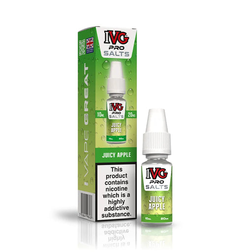Juicy Apple Nic Salt Vape Juice - Vape Sites