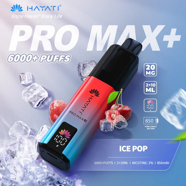 Hayati Pro Max+ 6000 Prefilled Pod Vape kit Dual Flavor