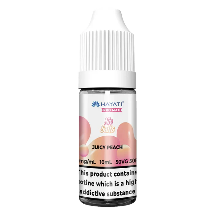 Hayati Pro Max Juicy Peach Nic Salt Vape Juice