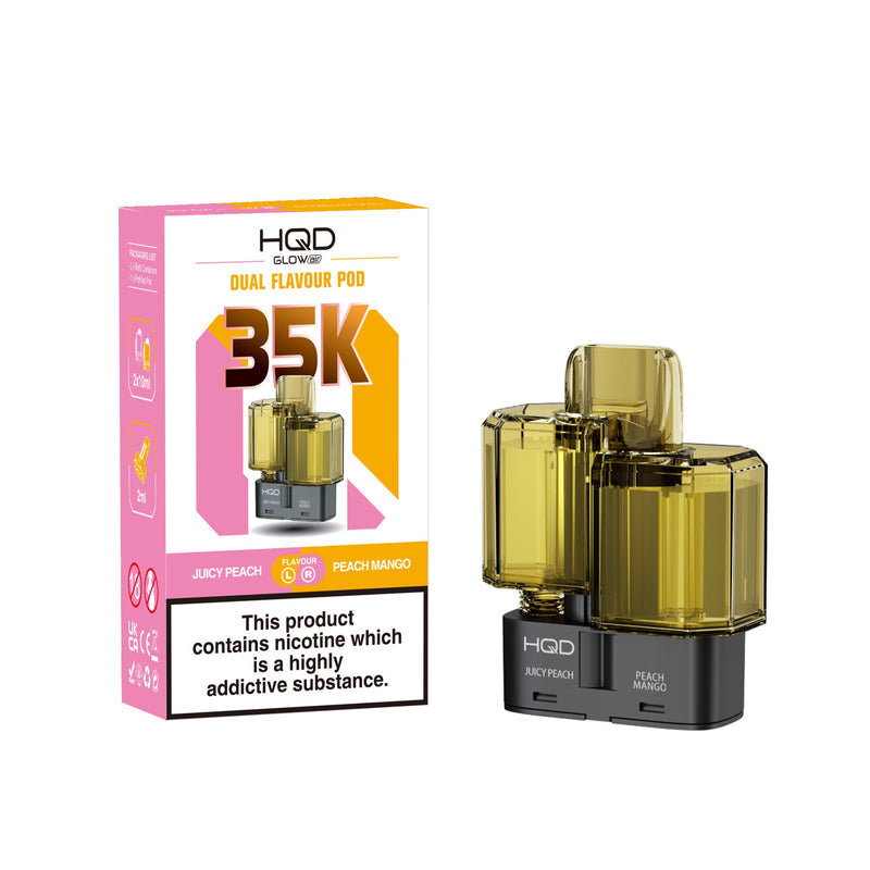 HQD Glow Air 35k, 35000 Puffs Prefilled Refill Pods