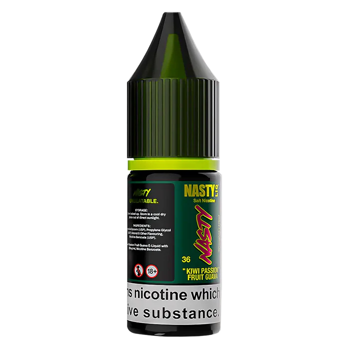 Nasty Liq Kiwi Passion Fruit Guava Nic Salt Vape Juice