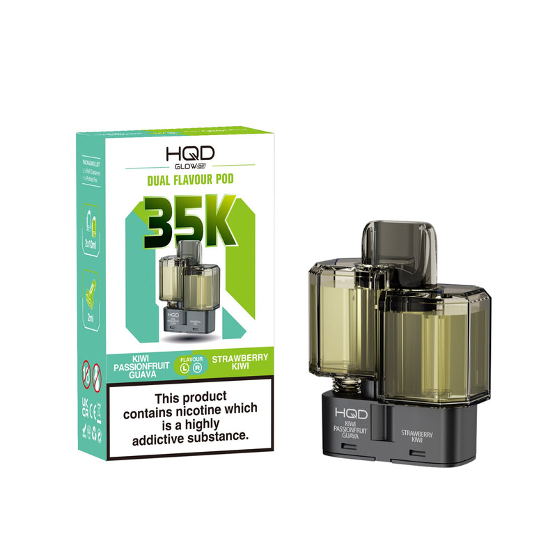 HQD Glow Air 35k, 35000 Puffs Prefilled Refill Pods