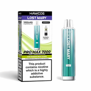 Kiwi Passion Fruit Guava Hawcos x Lost Mary Pro Max 7000 Prefilled Pod Kit