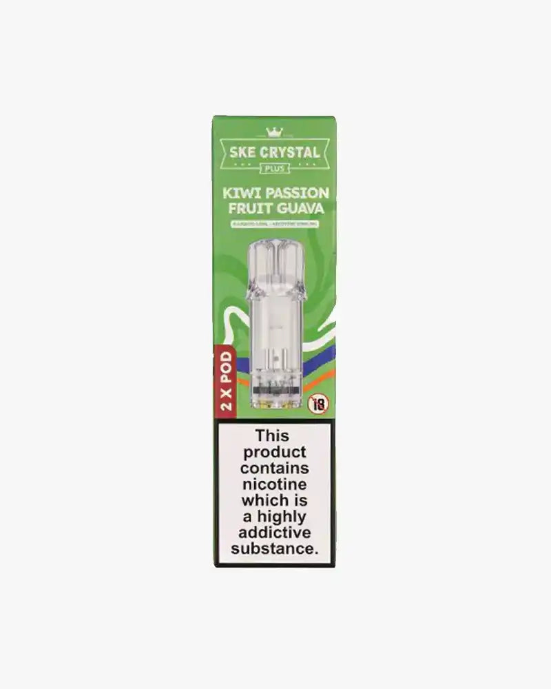 Kiwi Passionfruit Guava SKE Crystal Plus Prefilled Pods