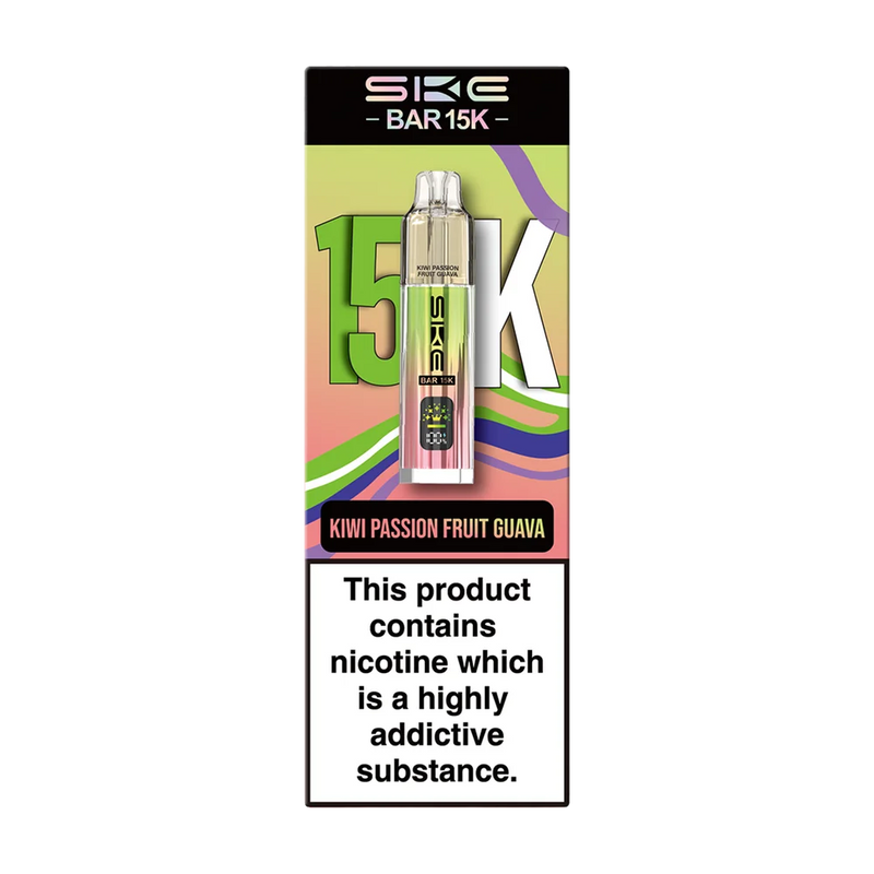 Kiwi Passion Fruit Guava SKE Bar 15K Prefilled Pod Kit