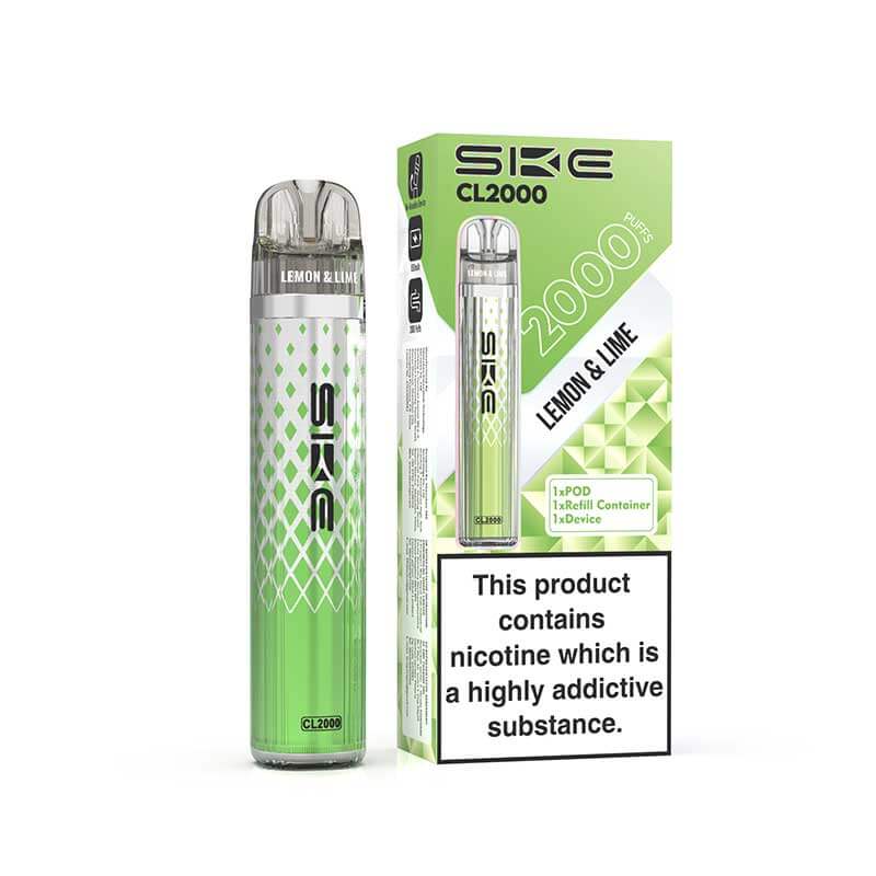 Lemon Lime SKE Crystal CL2000 Prefilled Pod Kit