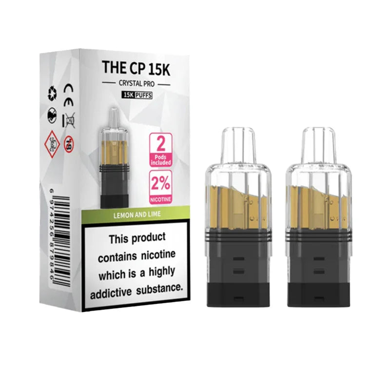 Lemon Lime Crystal Pro CP 15K Prefilled Pods