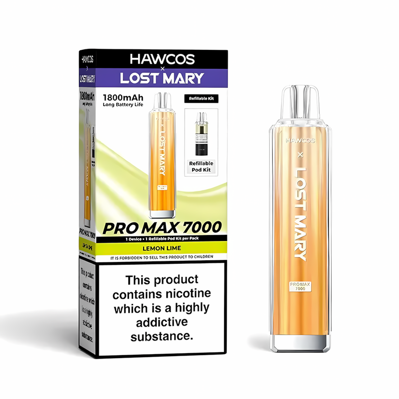 Lemon Lime Lost Mary Pro Max 7000 Prefilled Pod Kit