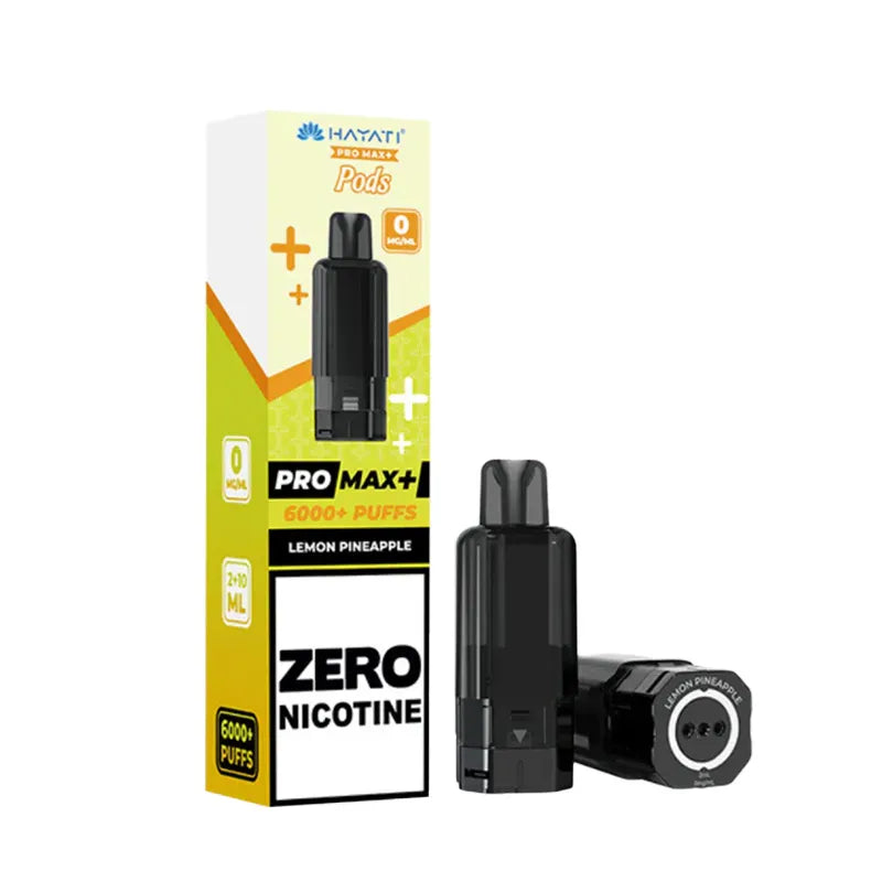 Lemon Pineapple Hayati Pro Max Plus 6000 Zero Nicotine Pod