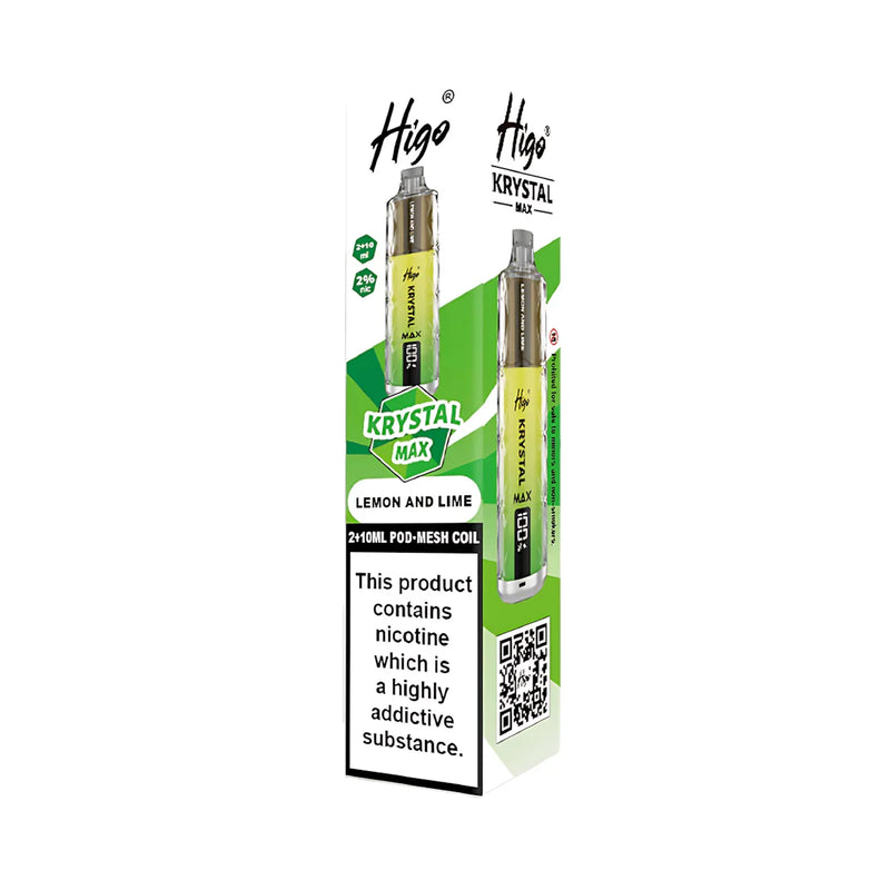 Lemon and Lime Krystal Max 7500 Prefilled Pod Kit