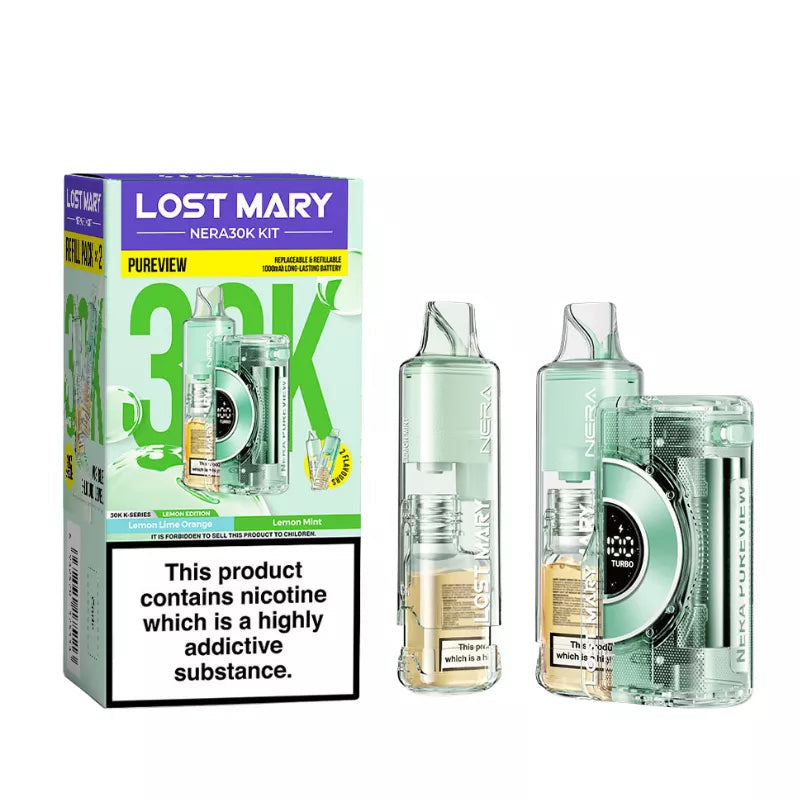 Lemon edition Lost Mary Nera30K Pureview Prefilled Pod Kit