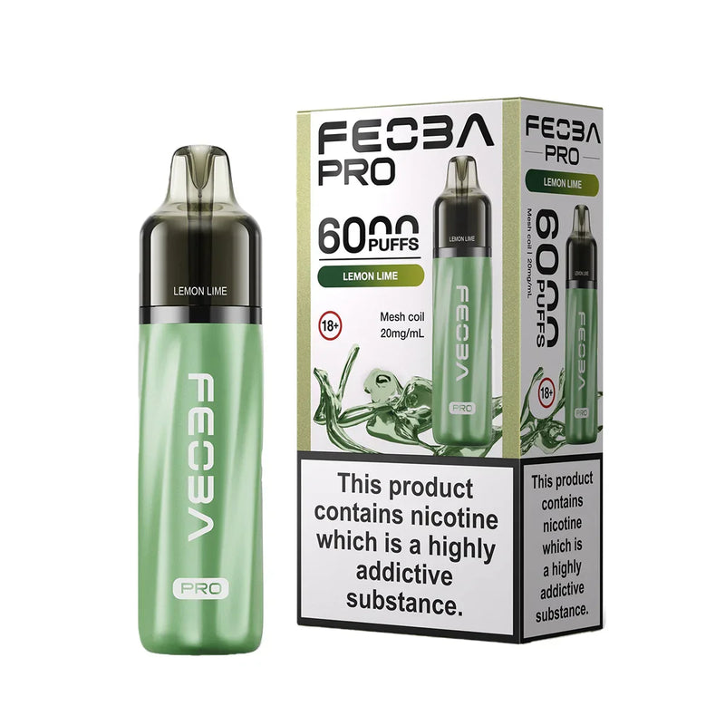 Lemon Lime Feoba Bar Pro 6000 Prefilled Pod Kit